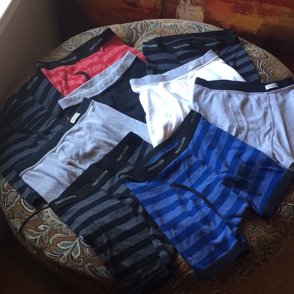 fruit of the loom striped boxer briefs